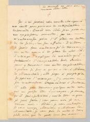 4 vues  - Rousseau, Jean-Jacques. Lettre autographe non signée à François Coindet.- 11 février 1761. (ouvre la visionneuse)