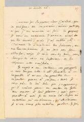 4 vues  - Rousseau, Jean-Jacques. Lettre autographe non signée à François Coindet.- 16 février 1761. (ouvre la visionneuse)