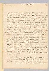 4 vues  - Rousseau, Jean-Jacques. Lettre autographe non signée à François Coindet.- 30 janvier 1761. (ouvre la visionneuse)