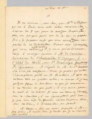 4 vues  - Rousseau, Jean-Jacques. Lettre autographe non signée à François Coindet.- 8 octobre 1758. (ouvre la visionneuse)