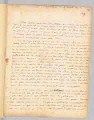 4 vues  - Rousseau, Jean-Jacques. Lettre autographe non signée à Jacob Vernes.- 4 avril 1757. (ouvre la visionneuse)