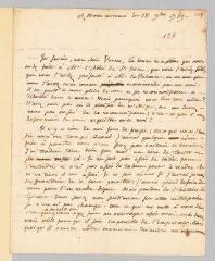 4 vues  - Rousseau, Jean-Jacques. Lettre autographe non signée à Jacob Vernes.- 18 novembre 1759. (ouvre la visionneuse)