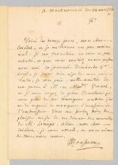 4 vues  - Rousseau, Jean-Jacques. Lettre autographe signée à François Coindet.- 28 mars 1758. (ouvre la visionneuse)