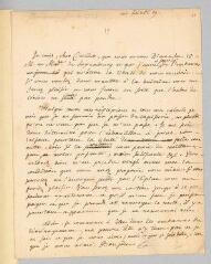 4 vues  - Rousseau, Jean-Jacques. Lettre autographe non signée à François Coindet.- 9 juillet 1759. (ouvre la visionneuse)