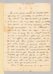 4 vues  - Rousseau, Jean-Jacques. Lettre autographe non signée à François Coindet.- 6 février 1761. (ouvre la visionneuse)