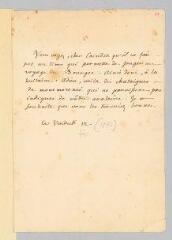 4 vues  - Rousseau, Jean-Jacques. Lettre autographe non signée à François Coindet.- 12 octobre 1759 [?]. (ouvre la visionneuse)