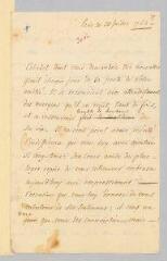 4 vues  - Coindet, François. Lettre autographe signée à Jean-Jacques Rousseau.- 30 juillet 1764. (ouvre la visionneuse)