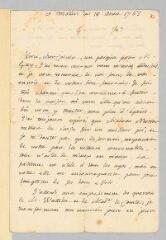 4 vues  - Rousseau, Jean-Jacques. Lettre autographe non signée à François Coindet.- 18 août 1765. (ouvre la visionneuse)