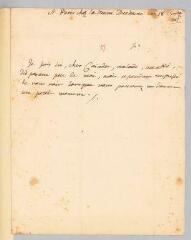 4 vues  - Rousseau, Jean-Jacques. Lettre autographe non signée à François Coindet.- 18 décembre 1765. (ouvre la visionneuse)