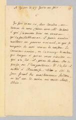 4 vues  - Rousseau, Jean-Jacques. Lettre autographe non signée à François Coindet.- 27 juin 1767. (ouvre la visionneuse)
