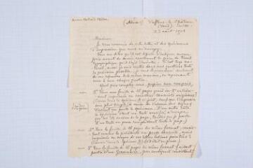 48 vues  - Brouillons de lettres de Ferdinand de Saussure à divers correspondants, sur des sujets de linguistique (ouvre la visionneuse)