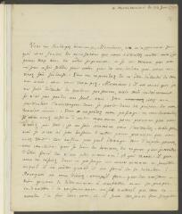 4 vues  - Rousseau, Jean-Jacques. Lettre autographe à Théodore Tronchin.- 23 juin 1759 (ouvre la visionneuse)