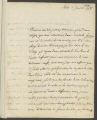 4 vues  - Alembert [Jean le Rond d\']. Lettre autographe signée [à Théodore Tronchin].- Paris, 6 janvier 1758 (ouvre la visionneuse)
