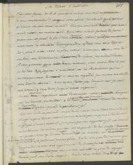 2 vues  - [Tronchin, François]. Brouillon autographe non signé à [Denis] Diderot.- Sans lieu , 6 juillet 1777 (ouvre la visionneuse)
