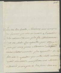 2 vues  - Montesquieu, [Charles-Louis de Secondat, baron de]. Lettre autographe signée [à Daniel Grenoilleau].- Paris, 20 décembre 1749 (ouvre la visionneuse)