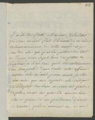 2 vues  - Montesquieu, [Charles-Louis de Secondat, baron de]. Lettre autographe signée [à Daniel Grenoilleau].- Paris, 16 janvier 1751 (ouvre la visionneuse)