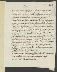 4 vues  - [Voltaire]. Lettre autographe non signée à [François] Tronchin. - [1755] (ouvre la visionneuse)