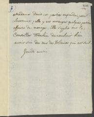 2 vues  - [Denis, Marie-Louise]. Billet non autographe, non signé, écrit à la troisième personne, à [François] Tronchin.- Jeudi [20 novembre 1755] (ouvre la visionneuse)