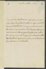 4 vues  - [Denis, Marie-Louise]. Billet autographe non signé à [François] Tronchin.- \'Mardi matin\' [1756] (ouvre la visionneuse)