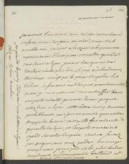 4 vues  - V[oltairel. Lettre autographe, signée d’une initiale, à [François] Tronchin.- Montriond, 10 mars [1757] (ouvre la visionneuse)