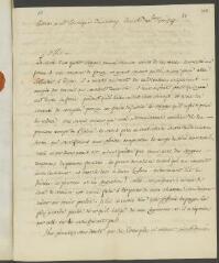 4 vues  - [Voltaire]. Copie d\'une lettre, de la main de Jean-Louis Wagnière, à [Joseph-Nicolas Deschamps de Chaumont], évêque de Genève dit \'évêque d\' Annecy\'.- 16 décembre 1758 (ouvre la visionneuse)