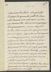 4 vues  - V[oltaire]. Lettre autographe, signée d\'une initiale, [à François Tronchin].- [Fin novembre ou début décembre 1757] (ouvre la visionneuse)