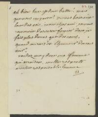 4 vues  - V[oltaire]. Billet autographe, signé d\'une initiale, à [François] Tronchin. - [Juin 1758] (ouvre la visionneuse)