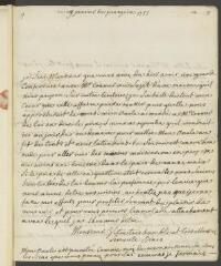 4 vues  - Denis, [Marie-Louise]. Lettre autographe signée à [François] Tronchin, à Genève.- Prangins, 19 janvier [1755] (avec taxe postale) (ouvre la visionneuse)