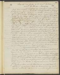4 vues  - Voltaire. Copie ancienne d\'une lettre, d\'une main non identifiée, à [Albrecht von] Haller, datée du [13] février 1759, suivi de la réponse de ce dernier à Voltaire, du [17 février 1759] (ouvre la visionneuse)