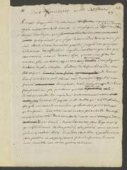 2 vues  - [Tronchin, François]. Brouillon autographe non signé d’une lettre à Voltaire.- 8 février 1755 (ouvre la visionneuse)
