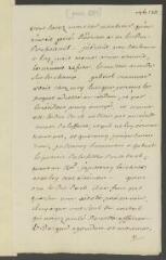 4 vues  - V[oltaire]. Lettre autographe, signée d\'une initiale, [à François Tronchin].- [1757-1768] (ouvre la visionneuse)