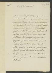 4 vues  - [Voltaire]. Lettre autographe non signée à François Tronchin, aux Délices.- 16 juillet [1775] (ouvre la visionneuse)