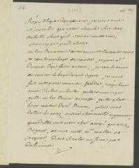 4 vues  - V[oltaire]. Lettre autographe, signée d\'une initiale, [à François Tronchin].- [Mai 1759] (ouvre la visionneuse)