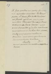 4 vues  - V[oltaire]. Billet autographe, signé d’une initiale, à [François] Tronchin.- \'Samedy\' [22 septembre 1759] (ouvre la visionneuse)