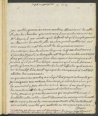 4 vues  - Denis, [Marie-Louise]. Lettre autographe signée [à Jean-Robert Tronchin].- Prangins, 28 [décembre 1754] (ouvre la visionneuse)