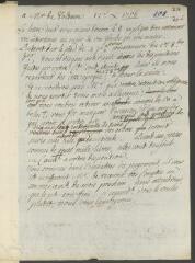 2 vues  - [Tronchin, Jean-Robert]. Brouillon autographe non signé d\'une lettre à Voltaire.- 12 décembre 1756 (ouvre la visionneuse)
