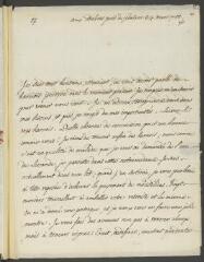 2 vues  - V[oltaire]. Lettre non autographe, signée d\'une initiale, [à Jean-Robert Tronchin].- Aux Délices près de Genève, 24 mars 1755 (ouvre la visionneuse)
