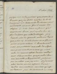 4 vues  - V[oltaire]. Lettre autographe, signée d\'une initiale, à [Jean-Robert] Tronchin, à Lyon.- 16 août [1755] (taxe et marque postales) (ouvre la visionneuse)