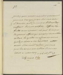 4 vues  - V[oltaire]. Lettre autographe, signée d\'une initiale, l\'adresse de la main de Jean-Louis Wagnière, à [Ami] Camp, à Lyon.- 28 mars [1760] (taxe et marque postales) (ouvre la visionneuse)