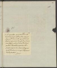 2 vues  - V[oltaire]. Billet autographe, signé d\'une initiale, à [Jean-Robert] Tronchin.- [Mai 1760] (ouvre la visionneuse)