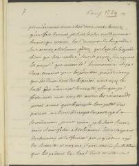 4 vues  - V[oltaire]. Lettre autographe, signée d\'une initiale, [à Jean-Robert Tronchin].- 6 mars [1759] (ouvre la visionneuse)