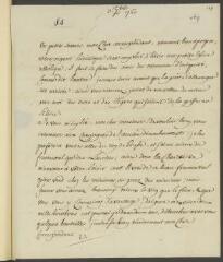 4 vues  - V[oltaire]. Lettre de la main de Jean-Louis Wagnière, signée d\'une initiale, à J[ean-]R[obert] Tronchin, à Lyon.- 3 septembre 1760 (taxe et marque postales) (ouvre la visionneuse)