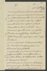 2 vues  - V[oltaire]. Lettre autographe, signée d\'une initiale, [à Jean-Robert Tronchin]. 27 octobre [1760] (ouvre la visionneuse)