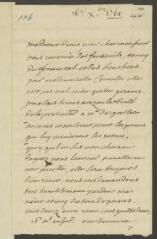 4 vues  - V[oltaire]. Lettre autographe, signée d\'une initiale, l\'adresse de la main de Jean-Louis Wagnière à J[ean-]R[obert] Tronchin, à Lyon.- 16 décembre [1760] (taxe et marque postales) (ouvre la visionneuse)