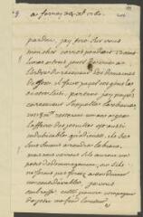 4 vues  - V[oltaire]. Lettre autographe, signée d\'une initiale, à J[ean-jRlobert] Tronchin, à Lyon.- Ferney, 24 décembre 1760 (taxe et marque postales) (ouvre la visionneuse)