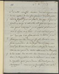 4 vues  - V[oltaire]. Lettre de la main de Jean-Louis Wagnière, signée d\'une initiale, à J[ean-]R[obert] Tronchin, à Lyon.- 6 octobre [1759] (taxe et marque postales) (ouvre la visionneuse)