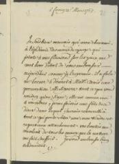 4 vues  - V[oltaire]. Lettre d\'excuses de la main de Jean-Louis Wagnière, signée d\'une initiale, à François Tronchin, à Genève.- Ferney, 21 mars 1765 (ouvre la visionneuse)