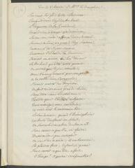4 vues  - Voltaire. Copie de divers vers et d\'une épigramme de Pierre-Charles Roy, de la main de François Tronchin.- 1746-1756 (ouvre la visionneuse)