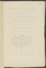 24 vues  - C [...] G [...] P [...] R [...]. \'Nouveau précis de l\'Ecclésiaste sur les mêmes passages de Mr de Voltaire, avec des notes sur celui de ce Poëte\'. Amsterdam, E. van Harrevelt, 1759, imprimé in-8, 19 p. , 2 f. de couvertures blancs (ouvre la visionneuse)