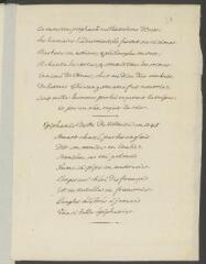 4 vues  - Copies de vers, certains attribués à Voltaire, de la main de François Tronchin.- [1741 et 1786] (ouvre la visionneuse)